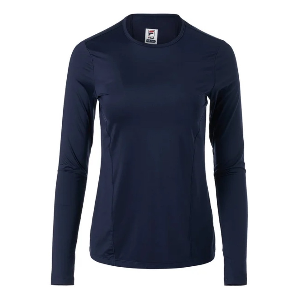 Fila Essentials Women's Navy Long Sleeve Top Size Small